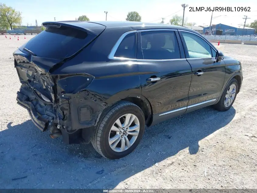 2017 Lincoln Mkx Premiere VIN: 2LMPJ6JR9HBL10962 Lot: 42243135