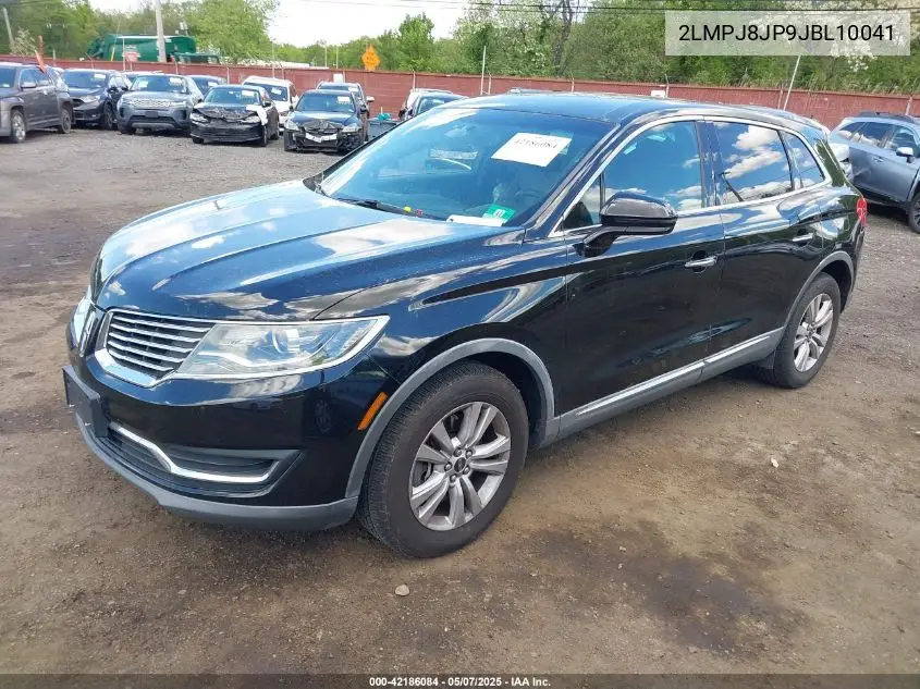 2018 Lincoln Mkx Premiere VIN: 2LMPJ8JP9JBL10041 Lot: 42186084