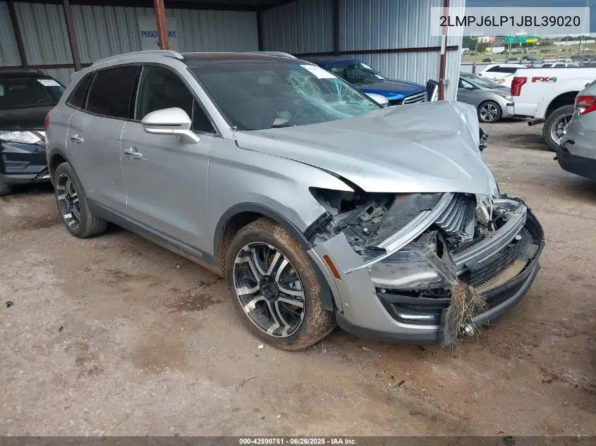 2018 Lincoln Mkx Reserve VIN: 2LMPJ6LP1JBL39020 Lot: 42590751