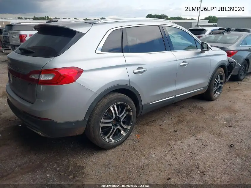 2018 Lincoln Mkx Reserve VIN: 2LMPJ6LP1JBL39020 Lot: 42590751