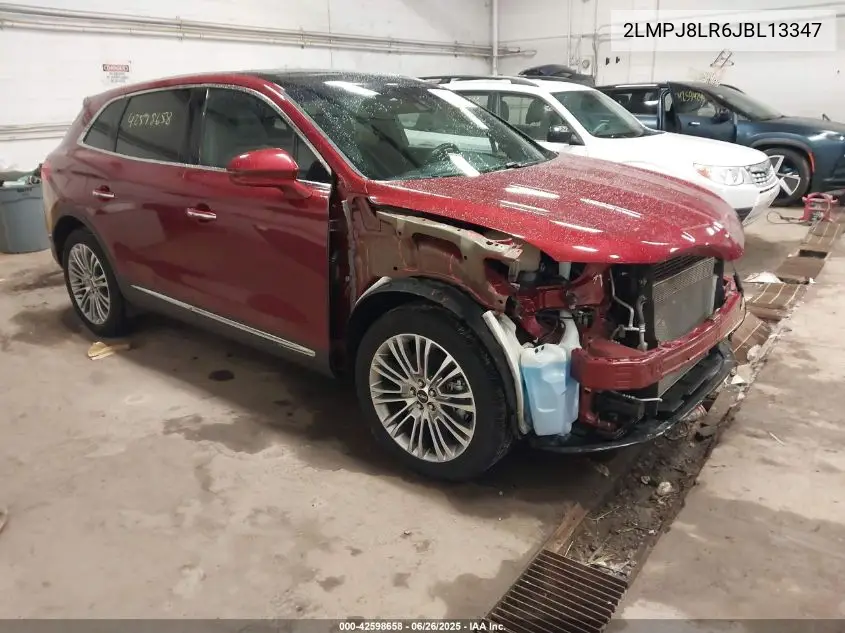 2018 Lincoln Mkx Reserve VIN: 2LMPJ8LR6JBL13347 Lot: 42598658