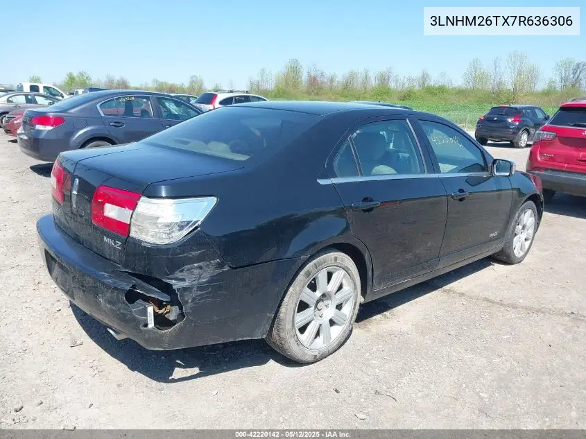 2007 Lincoln Mkz VIN: 3LNHM26TX7R636306 Lot: 42220142