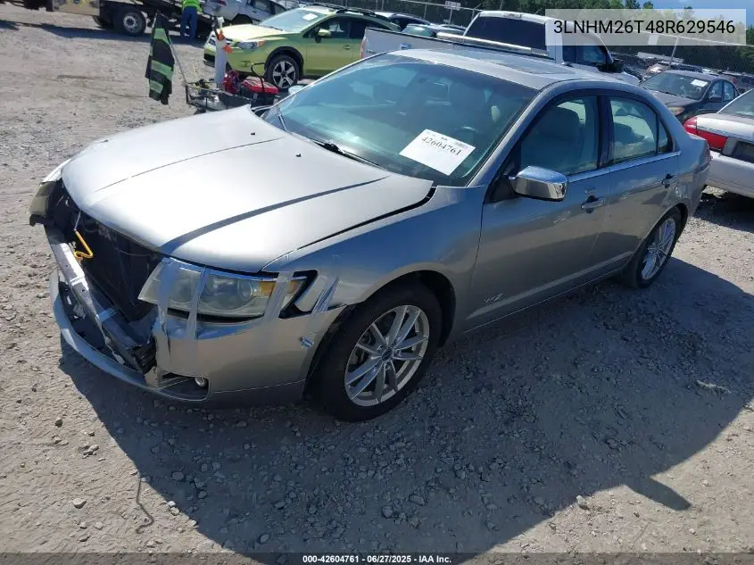 2008 Lincoln Mkz VIN: 3LNHM26T48R629546 Lot: 42604761