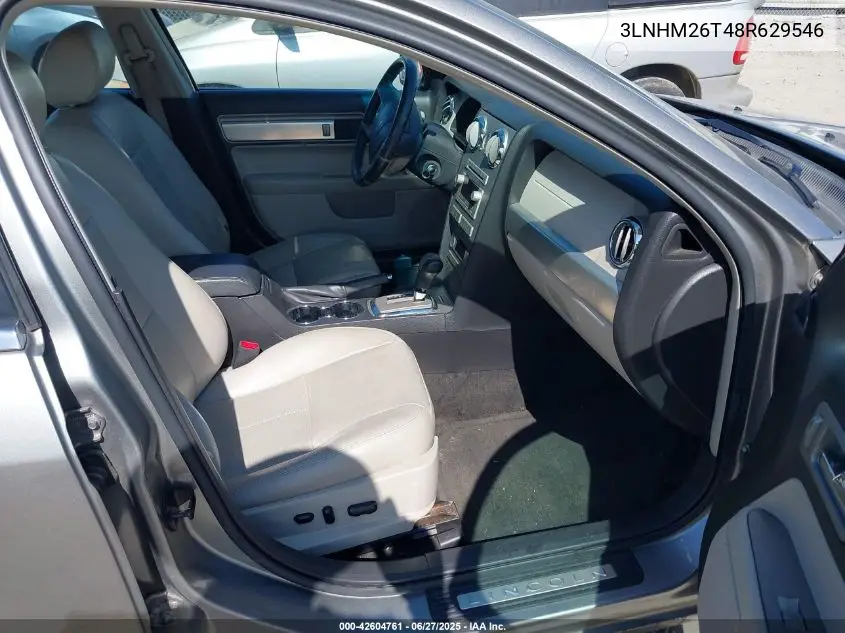 2008 Lincoln Mkz VIN: 3LNHM26T48R629546 Lot: 42604761