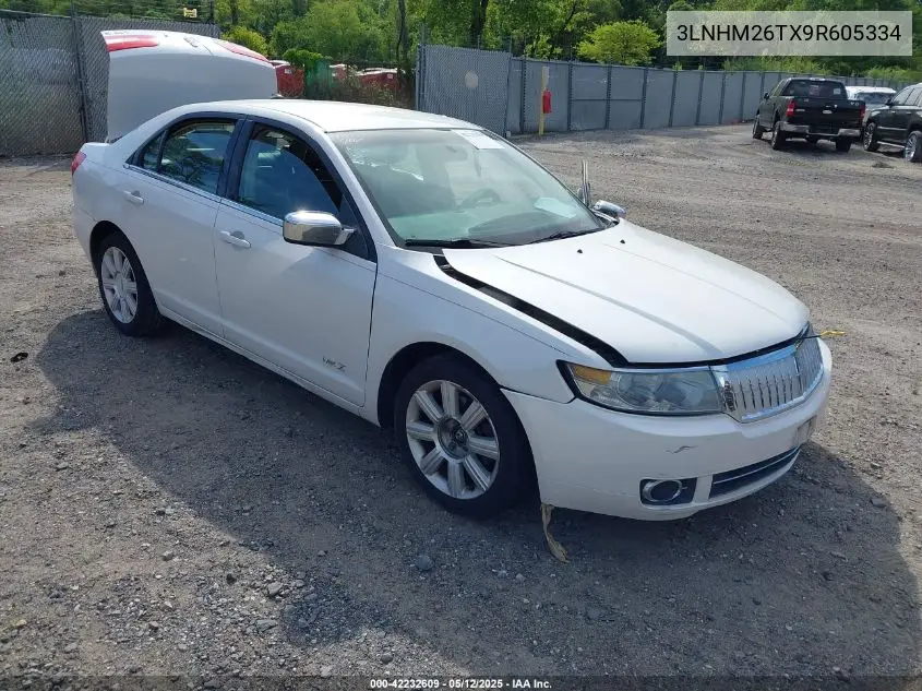 2009 Lincoln Mkz VIN: 3LNHM26TX9R605334 Lot: 42232609