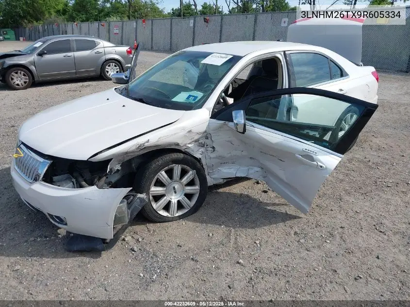 2009 Lincoln Mkz VIN: 3LNHM26TX9R605334 Lot: 42232609
