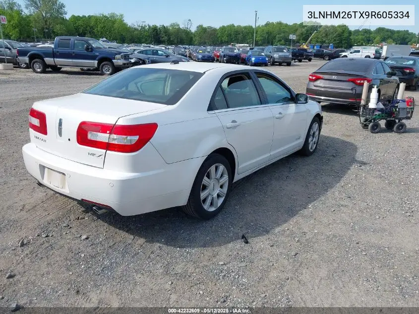 2009 Lincoln Mkz VIN: 3LNHM26TX9R605334 Lot: 42232609