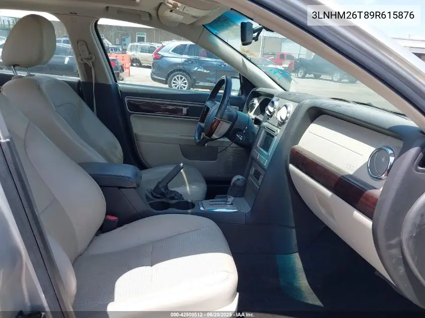 2009 Lincoln Mkz VIN: 3LNHM26T89R615876 Lot: 42508512