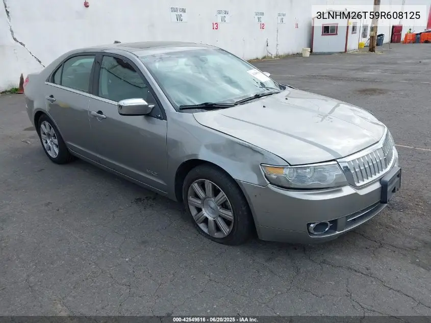 2009 Lincoln Mkz VIN: 3LNHM26T59R608125 Lot: 42549516