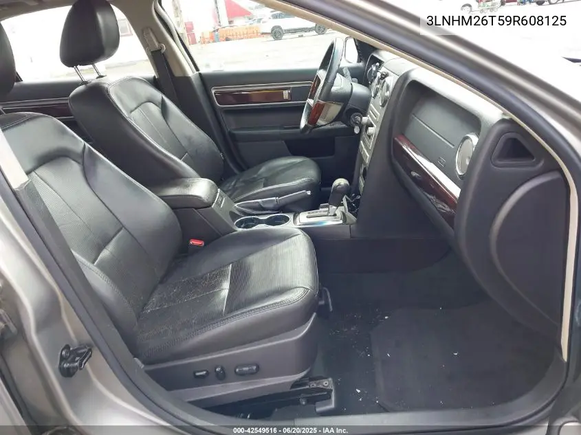 2009 Lincoln Mkz VIN: 3LNHM26T59R608125 Lot: 42549516