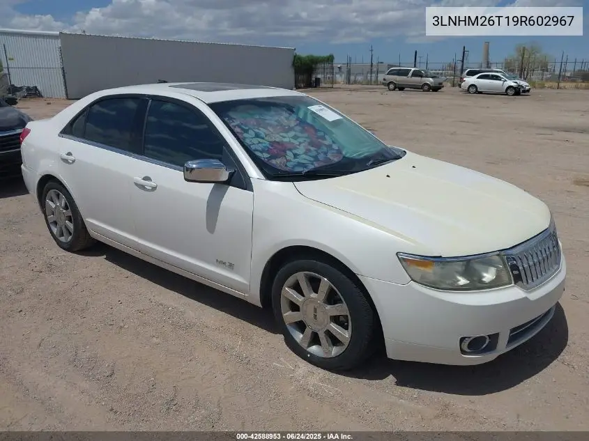 2009 Lincoln Mkz VIN: 3LNHM26T19R602967 Lot: 42588953