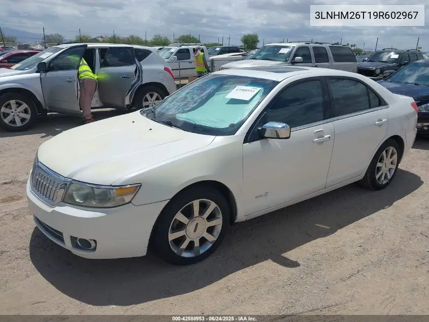 2009 Lincoln Mkz VIN: 3LNHM26T19R602967 Lot: 42588953