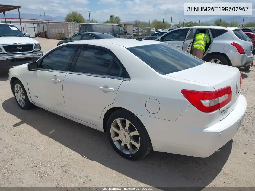 2009 Lincoln Mkz VIN: 3LNHM26T19R602967 Lot: 42588953
