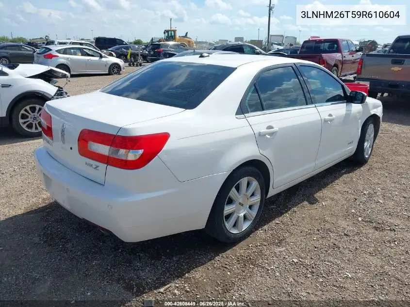 2009 Lincoln Mkz VIN: 3LNHM26T59R610604 Lot: 42608449