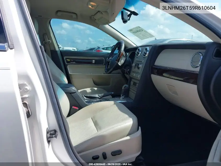 2009 Lincoln Mkz VIN: 3LNHM26T59R610604 Lot: 42608449