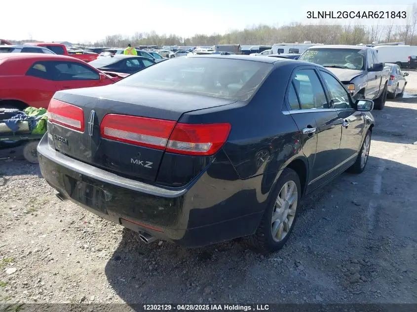 2010 Lincoln Mkz VIN: 3LNHL2GC4AR621843 Lot: 12302129