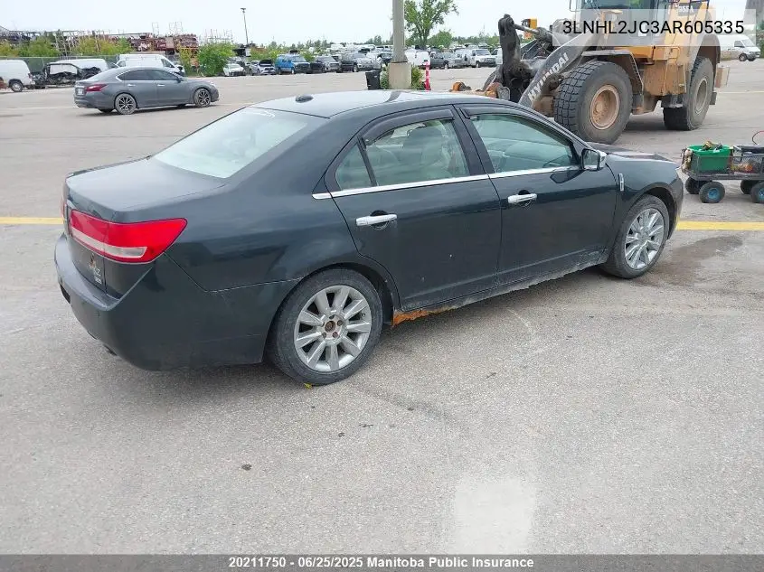 2010 Lincoln Mkz VIN: 3LNHL2JC3AR605335 Lot: 20211750
