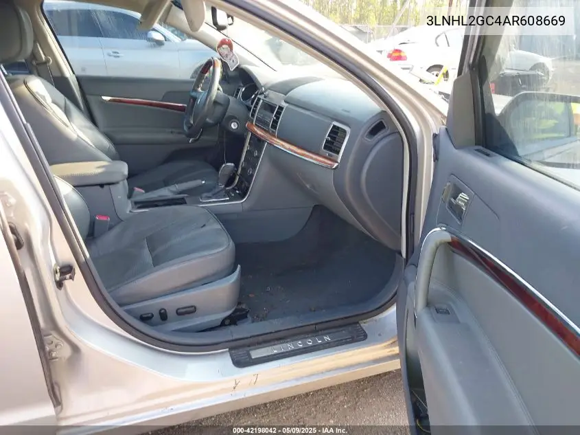 2010 Lincoln Mkz VIN: 3LNHL2GC4AR608669 Lot: 42198042