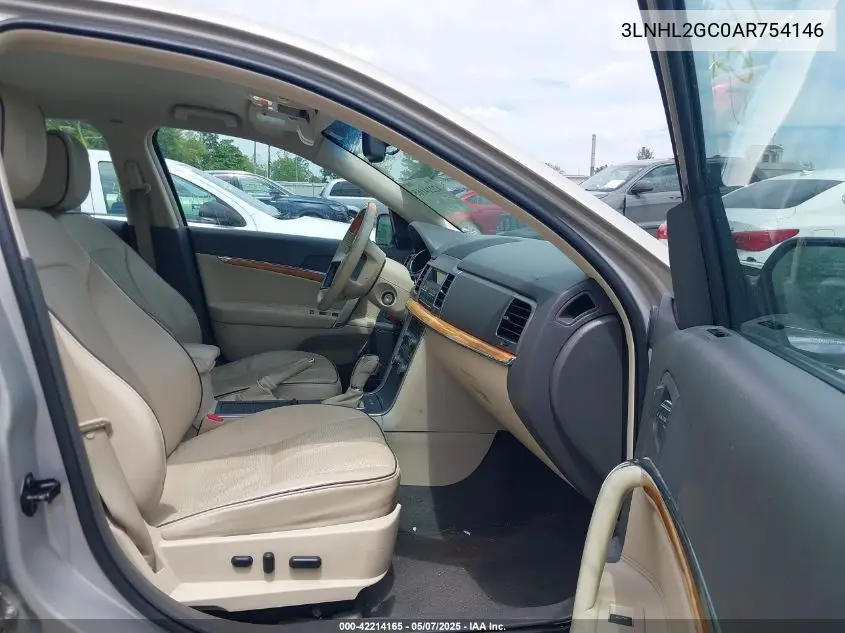 2010 Lincoln Mkz VIN: 3LNHL2GC0AR754146 Lot: 42214165