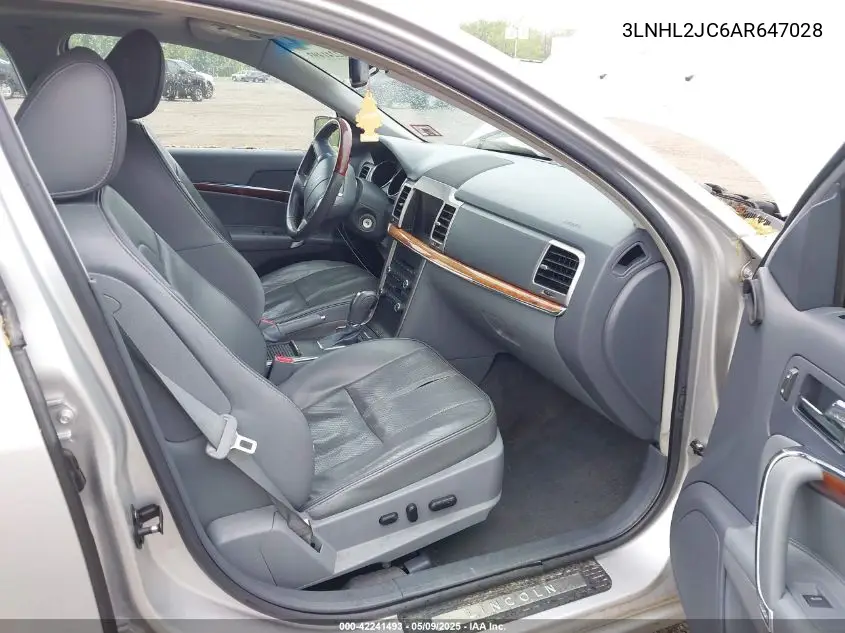 2010 Lincoln Mkz VIN: 3LNHL2JC6AR647028 Lot: 42241493
