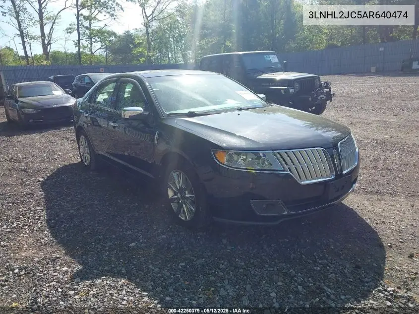 2010 Lincoln Mkz VIN: 3LNHL2JC5AR640474 Lot: 42250379