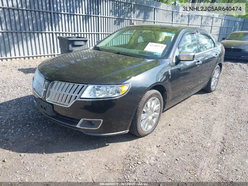 2010 Lincoln Mkz VIN: 3LNHL2JC5AR640474 Lot: 42250379