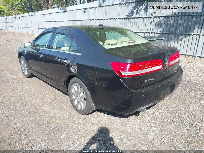 2010 Lincoln Mkz VIN: 3LNHL2JC5AR640474 Lot: 42250379