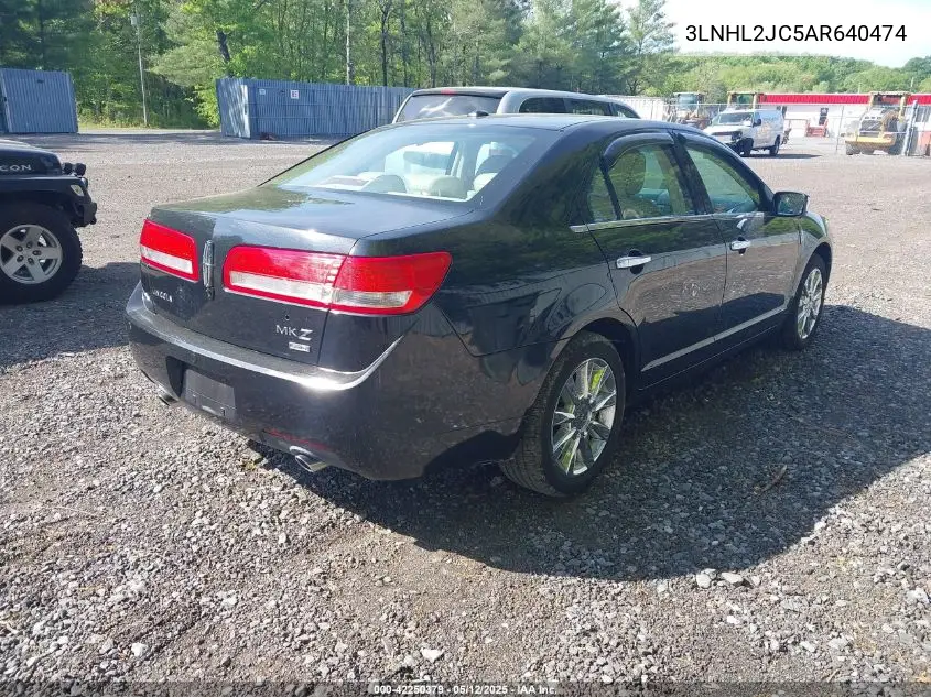 2010 Lincoln Mkz VIN: 3LNHL2JC5AR640474 Lot: 42250379