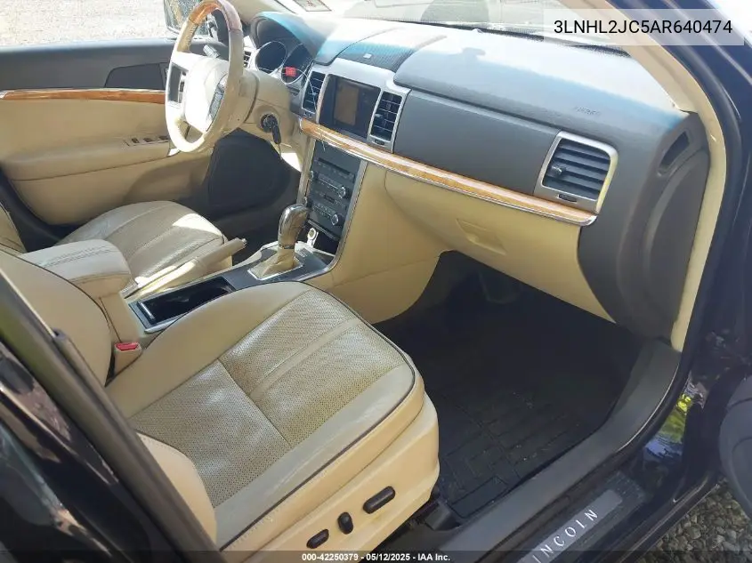 2010 Lincoln Mkz VIN: 3LNHL2JC5AR640474 Lot: 42250379