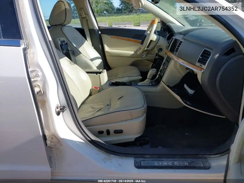 2010 Lincoln Mkz VIN: 3LNHL2JC2AR754352 Lot: 42261749
