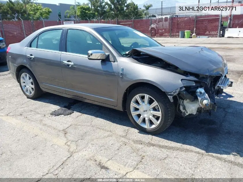 2010 Lincoln Mkz VIN: 3LNHL2GC1AR629771 Lot: 42572326