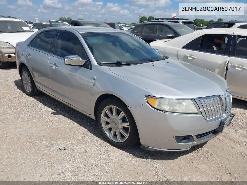 2010 Lincoln Mkz VIN: 3LNHL2GC0AR607017 Lot: 42621319