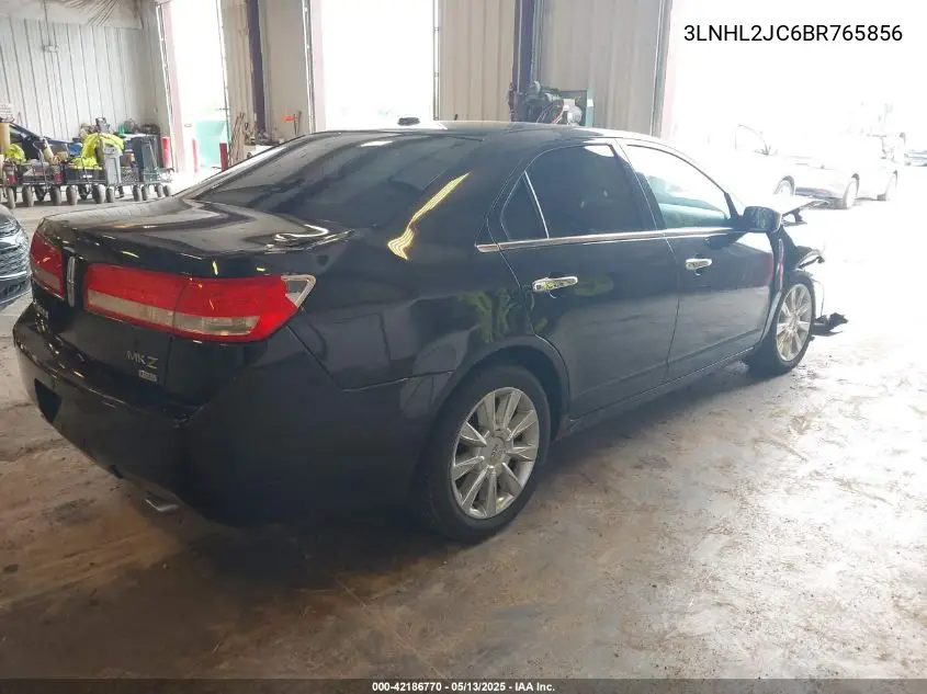 2011 Lincoln Mkz VIN: 3LNHL2JC6BR765856 Lot: 42186770