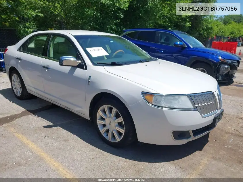 2011 Lincoln Mkz VIN: 3LNHL2GC1BR757056 Lot: 42559241