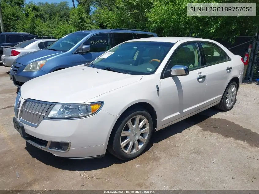 2011 Lincoln Mkz VIN: 3LNHL2GC1BR757056 Lot: 42559241