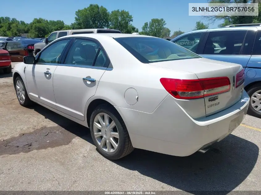 2011 Lincoln Mkz VIN: 3LNHL2GC1BR757056 Lot: 42559241
