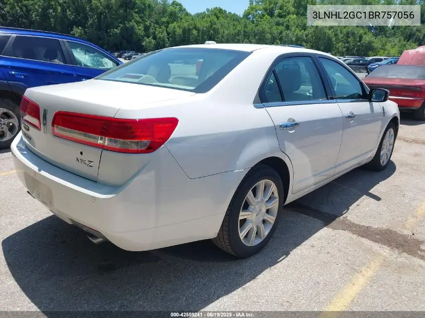 2011 Lincoln Mkz VIN: 3LNHL2GC1BR757056 Lot: 42559241