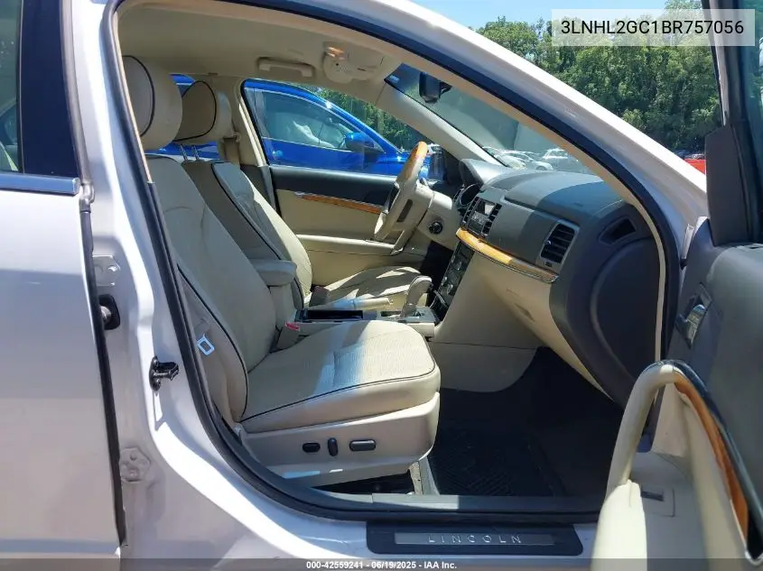 2011 Lincoln Mkz VIN: 3LNHL2GC1BR757056 Lot: 42559241
