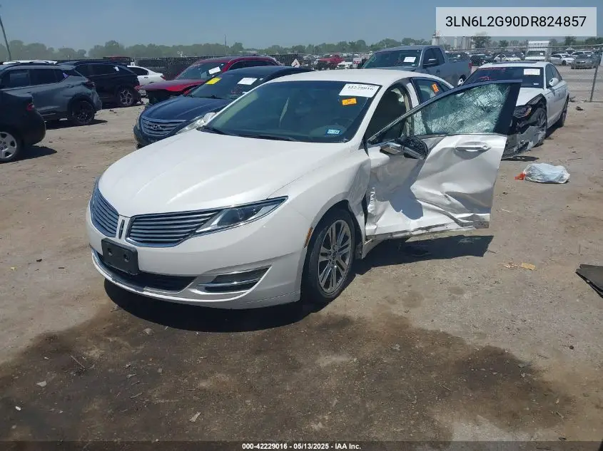 2013 Lincoln Mkz VIN: 3LN6L2G90DR824857 Lot: 42229016