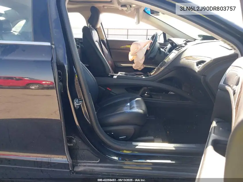 2013 Lincoln Mkz VIN: 3LN6L2J90DR803757 Lot: 42255453