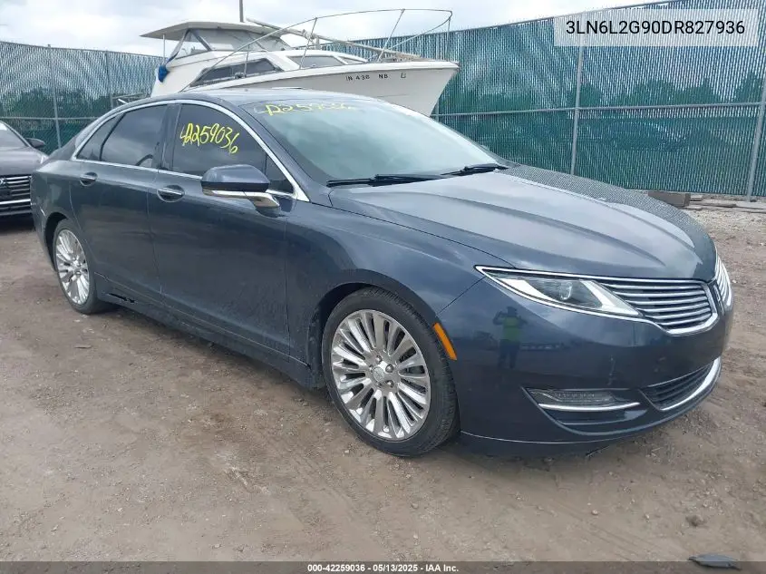 2013 Lincoln Mkz VIN: 3LN6L2G90DR827936 Lot: 42259036