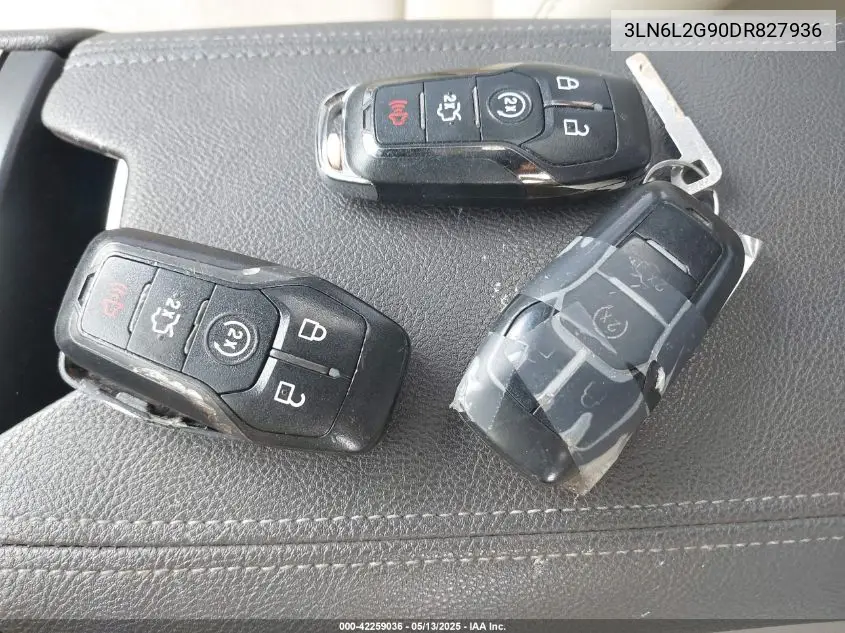 2013 Lincoln Mkz VIN: 3LN6L2G90DR827936 Lot: 42259036