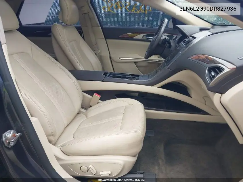 2013 Lincoln Mkz VIN: 3LN6L2G90DR827936 Lot: 42259036