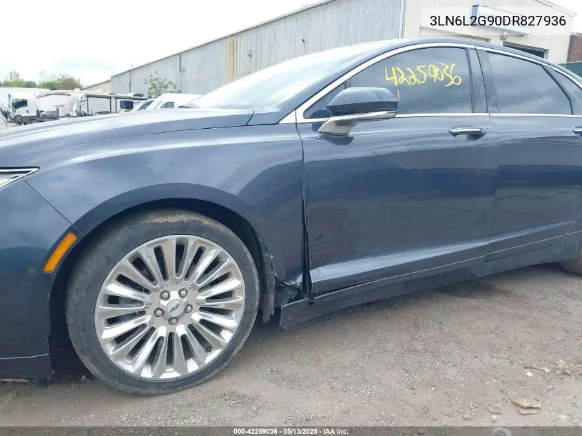 2013 Lincoln Mkz VIN: 3LN6L2G90DR827936 Lot: 42259036