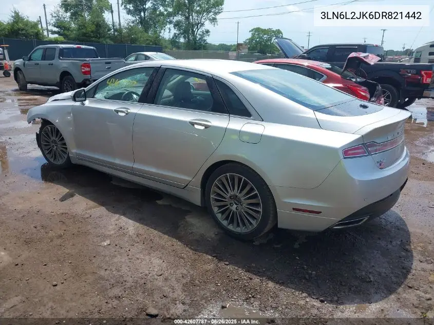 2013 Lincoln Mkz VIN: 3LN6L2JK6DR821442 Lot: 42607787