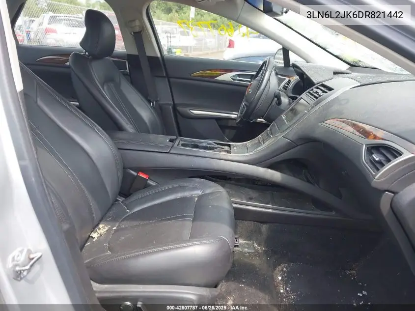 2013 Lincoln Mkz VIN: 3LN6L2JK6DR821442 Lot: 42607787