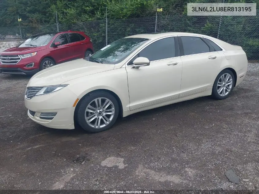 2014 Lincoln Mkz Hybrid VIN: 3LN6L2LU8ER813195 Lot: 42578644