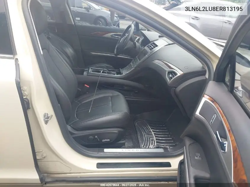 2014 Lincoln Mkz Hybrid VIN: 3LN6L2LU8ER813195 Lot: 42578644