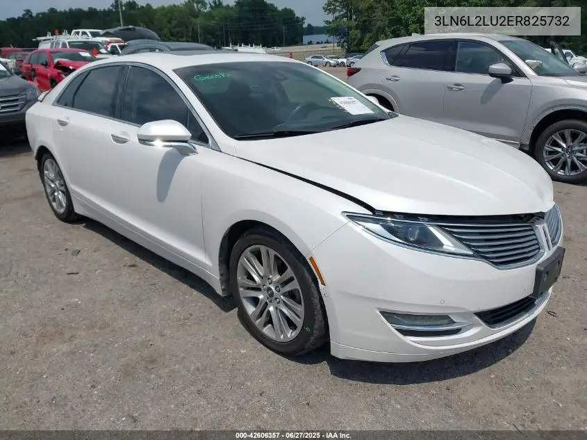 2014 Lincoln Mkz Hybrid VIN: 3LN6L2LU2ER825732 Lot: 42606357
