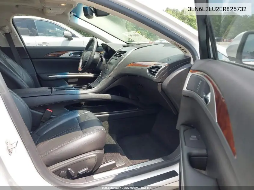 2014 Lincoln Mkz Hybrid VIN: 3LN6L2LU2ER825732 Lot: 42606357